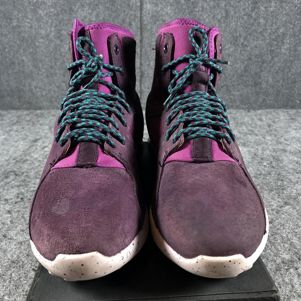 Nike Air Huarache Run Mid Shoes‎ Womens 7.5 Purple Suede Zip 749532-555 - Picture 4 of 15